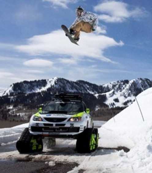 Subaru Impreza STI Snowcat