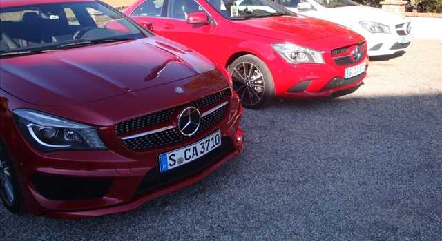 Mercedes CLA prova a Saint-Tropez