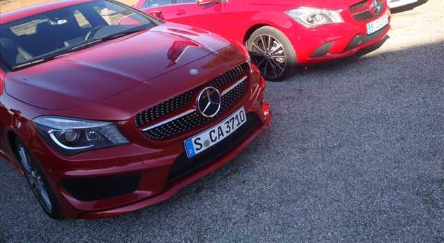 Mercedes CLA prova a Saint-Tropez