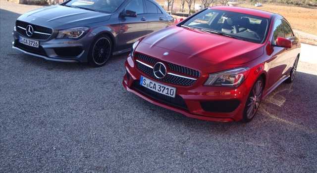 Mercedes CLA prova a Saint-Tropez