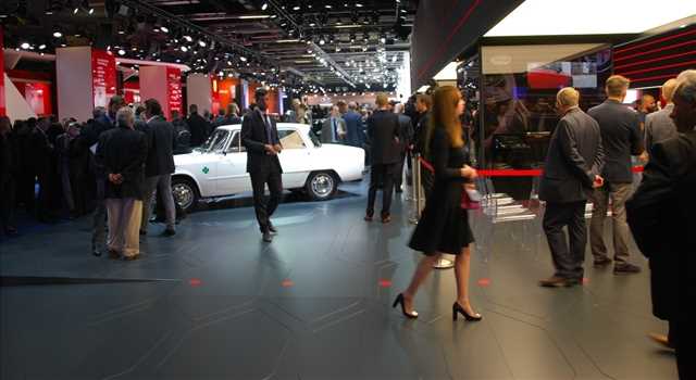 Stand Alfa Romeo al Salone di Francoforte 2015