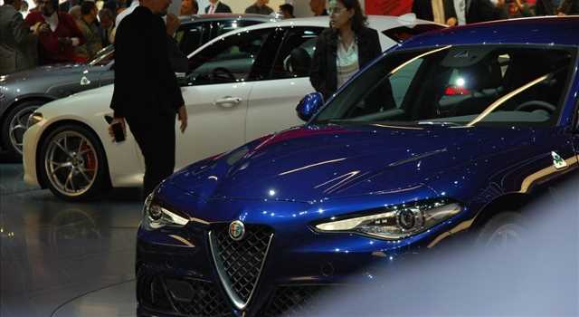 Stand Alfa Romeo al Salone di Francoforte 2015