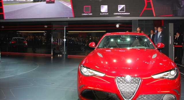 Stand Alfa Romeo al Salone di Francoforte 2015