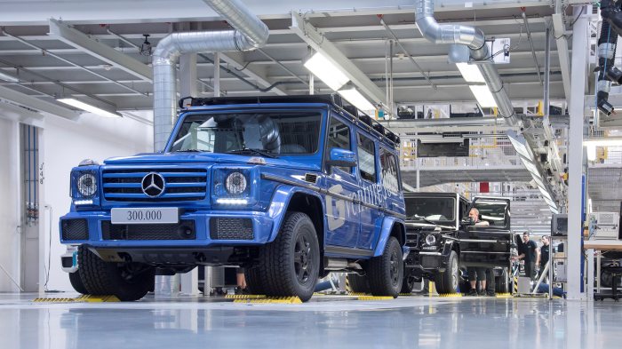 Mercedes Classe G: prodotto l'esemplare numero 300mila