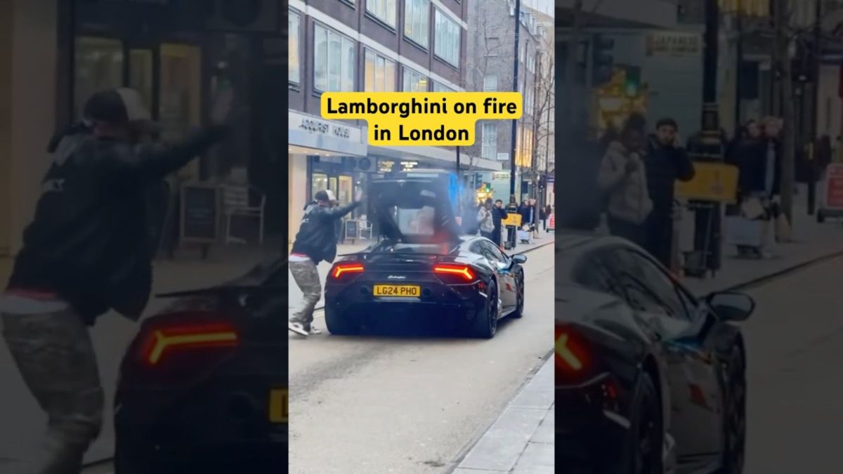 Intervento eroico salva una Lamborghini Huracan Tecnica dalle fiamme [VIDEO]